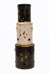 Metal Patates Soğan Kovası - Sebzelik - Patates Soğanlık Sepeti Sarımsaklık 3lü Set, Terrazo Erb29u4