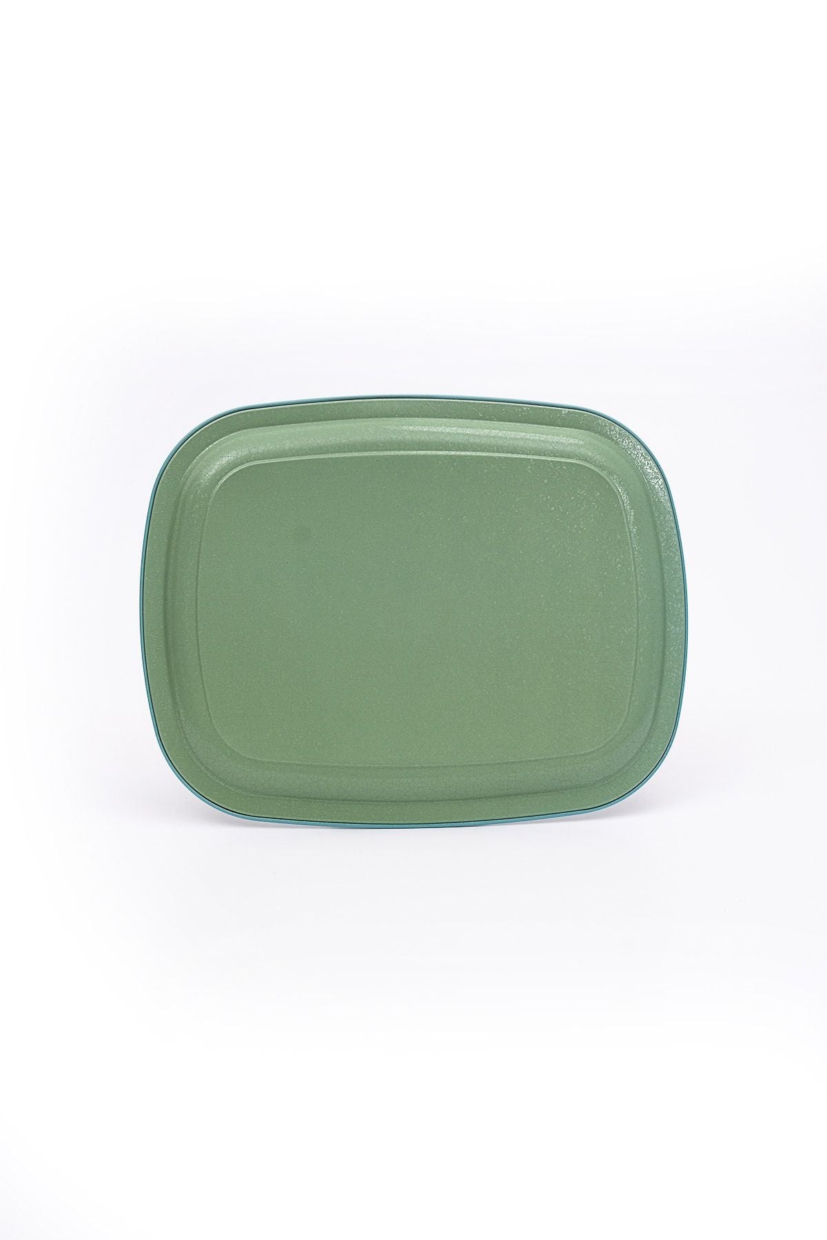 Ee171-9f Botanica Blue Desenli Oval Tepsi 24x31 Cm