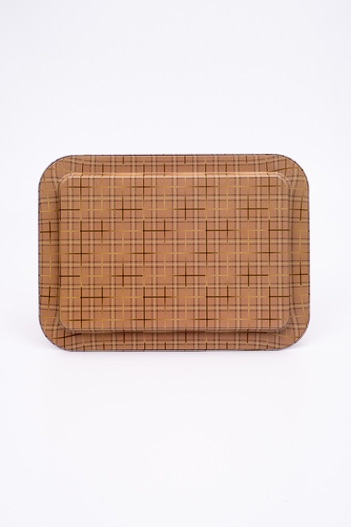 Ee169-u7 Rosy Desenli Dikdörtgen Tepsi 32x43 Cm