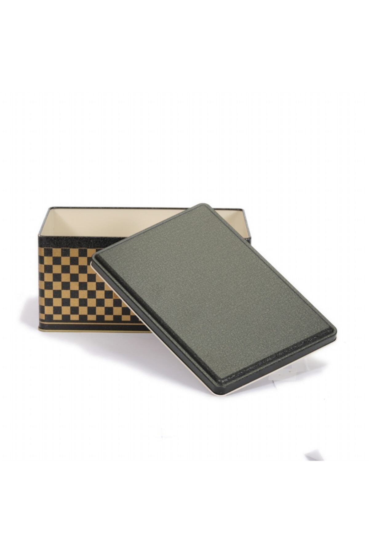 Evle Dikdörtgen Kutu, 170x260x120 mm, 5,1 lt, Checkers Black_Swt Home