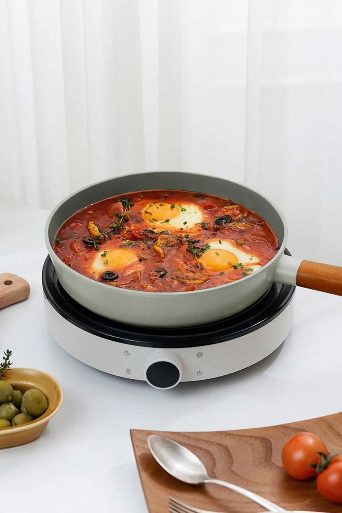 Fika Alüminyum Döküm Tava 28Cm Gri