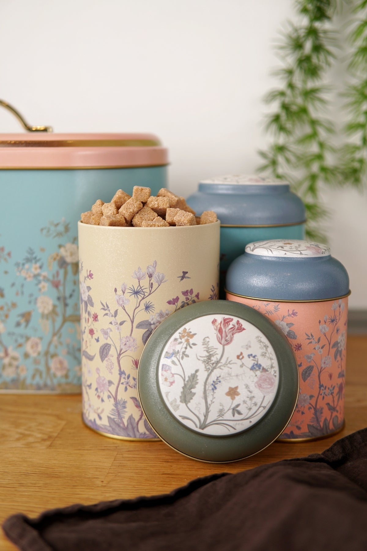Evle Oval Ekmek Kutusu 7 li Set, Botanica
