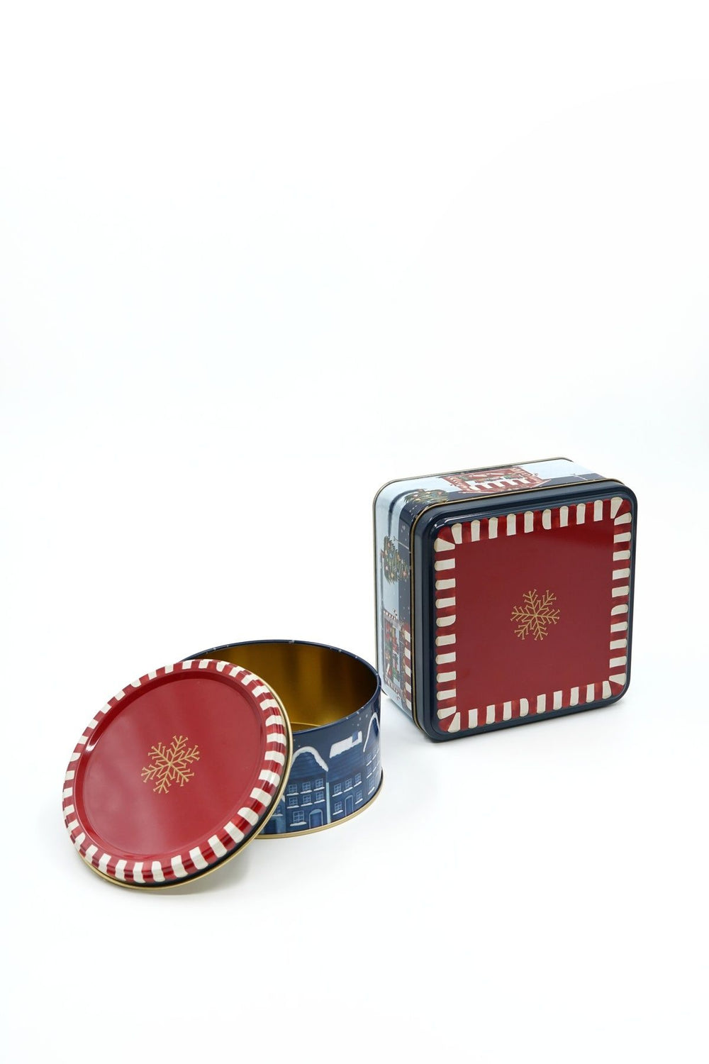 Yılbaşı 2'li Set,158x158x80 mm, Ø140x66 mm, Tart