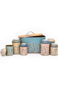 Evle Oval Ekmek Kutusu 7 li Set, Botanica
