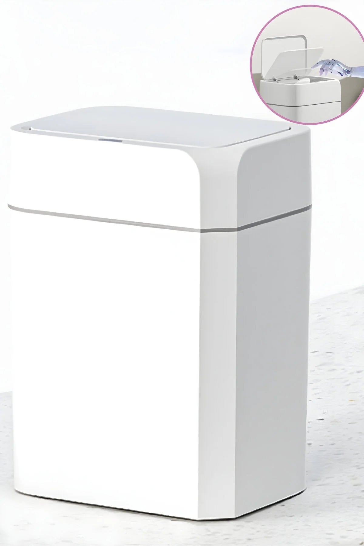 18 Litre Sensörlü Otomatik Kapak Açan Çöp Kovası