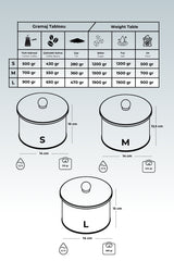 Leo Desenli Metal Saklama Kabı Seti - 3'lü Set (1,3 Lt - 1,7 Lt - 2,1 Lt) ERB30V4
