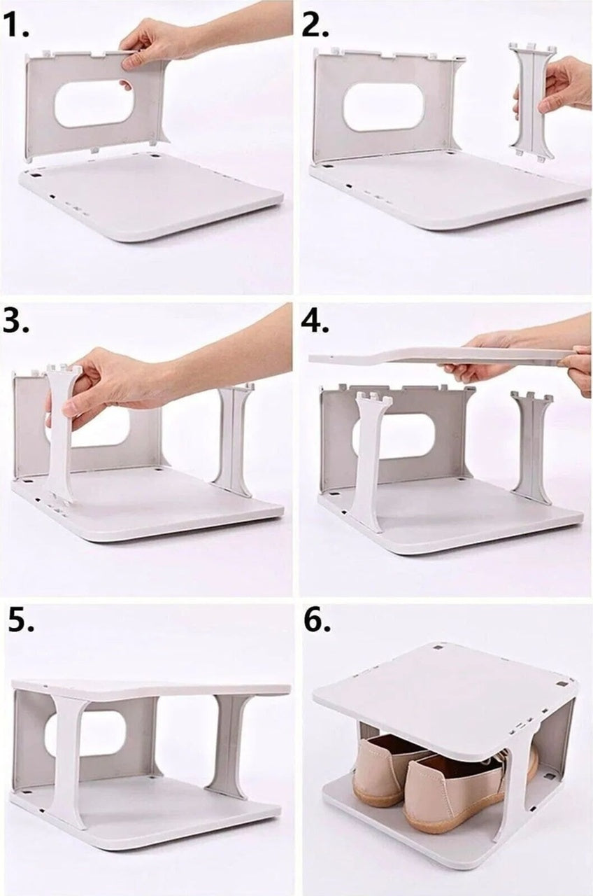 5 Katlı Modüler Ayakkabılık, Ayakkabı Düzenleyici, Ayakkabı Rafı