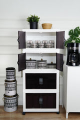 Katlanabilir Modüler Dolap 4 lü 54 cm x 31,7 cm x 127 cm