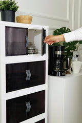 Katlanabilir Modüler Dolap 4 lü 54 cm x 31,7 cm x 127 cm