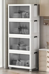 Katlanabilir Modüler Dolap 4 lü 54 cm x 31,7 cm x 127 cm