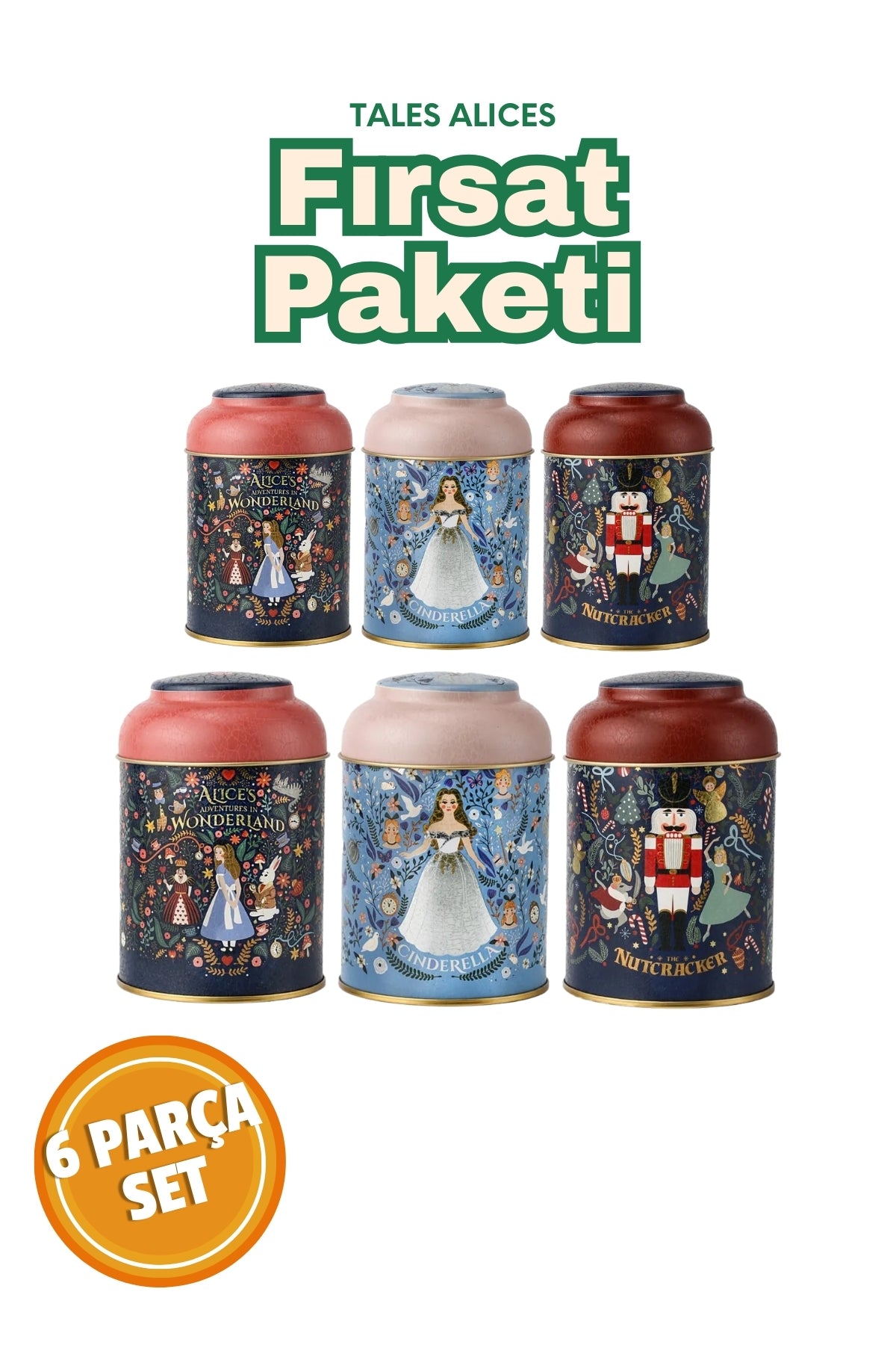 Tales Alices 6 Parça Ekonomik Set