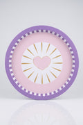 Evle Ee197-1e Mosaic Love Desenli Yuvarlak Tepsi 32 Cm
