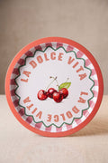 Evle Ee197-1e Mosaic Love Desenli Yuvarlak Tepsi 32 Cm