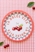 Evle Ee197-1e Mosaic Love Desenli Yuvarlak Tepsi 32 Cm