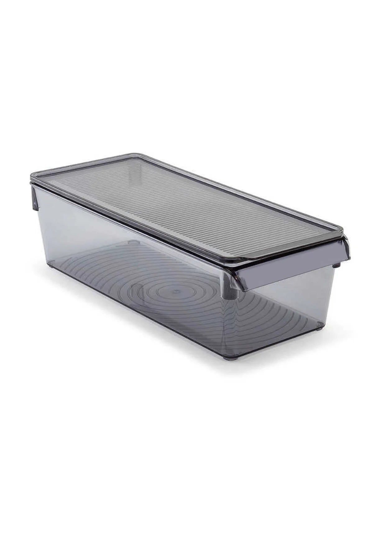 Prima Nova Buzdolabı Içi Organizer Dolap Içi Düzenleyici Raf 290*150*100 Mm Şeffaf Siyah