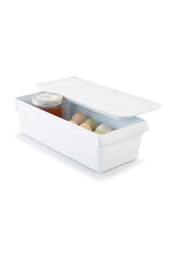 Kapaklı Banyo Mutfak Düzenleyici Raf Ps 360*150*100 Mm Beyaz