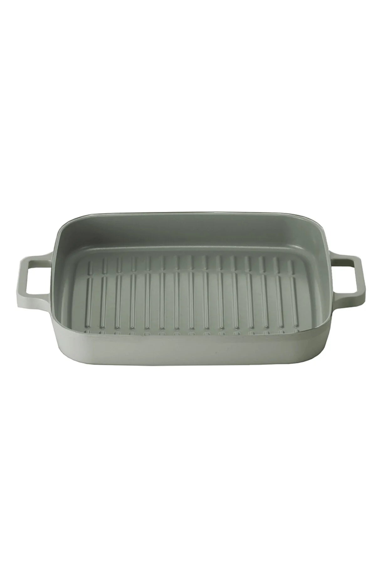 Prima Nova Fika Dikdörtgen Aluminyum Grill Tava 28Cm Gri