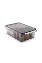 Kapaklıbanyo Mutfak Düzenleyici Raf Ps 325*205*100 Mm Şeffaf Siyah