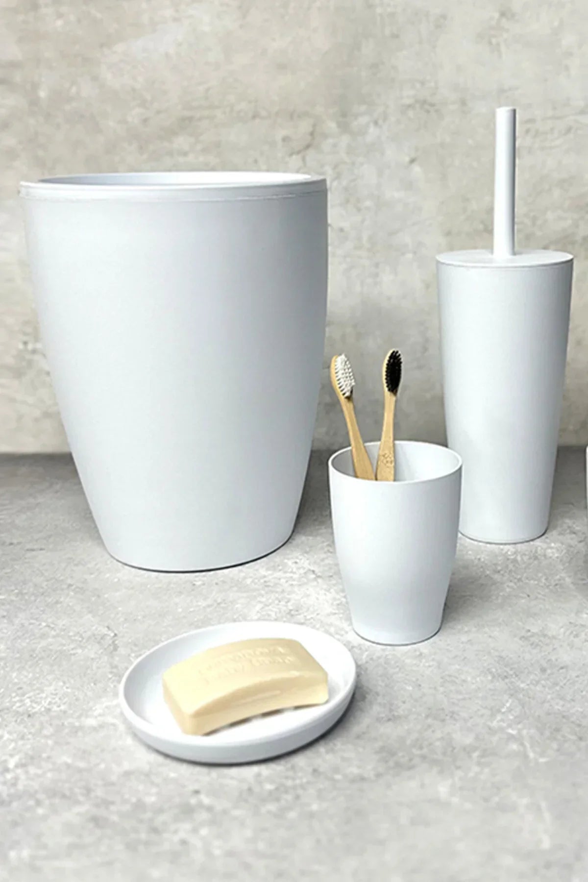 Pure Banyo Seti 5'li - Beyaz