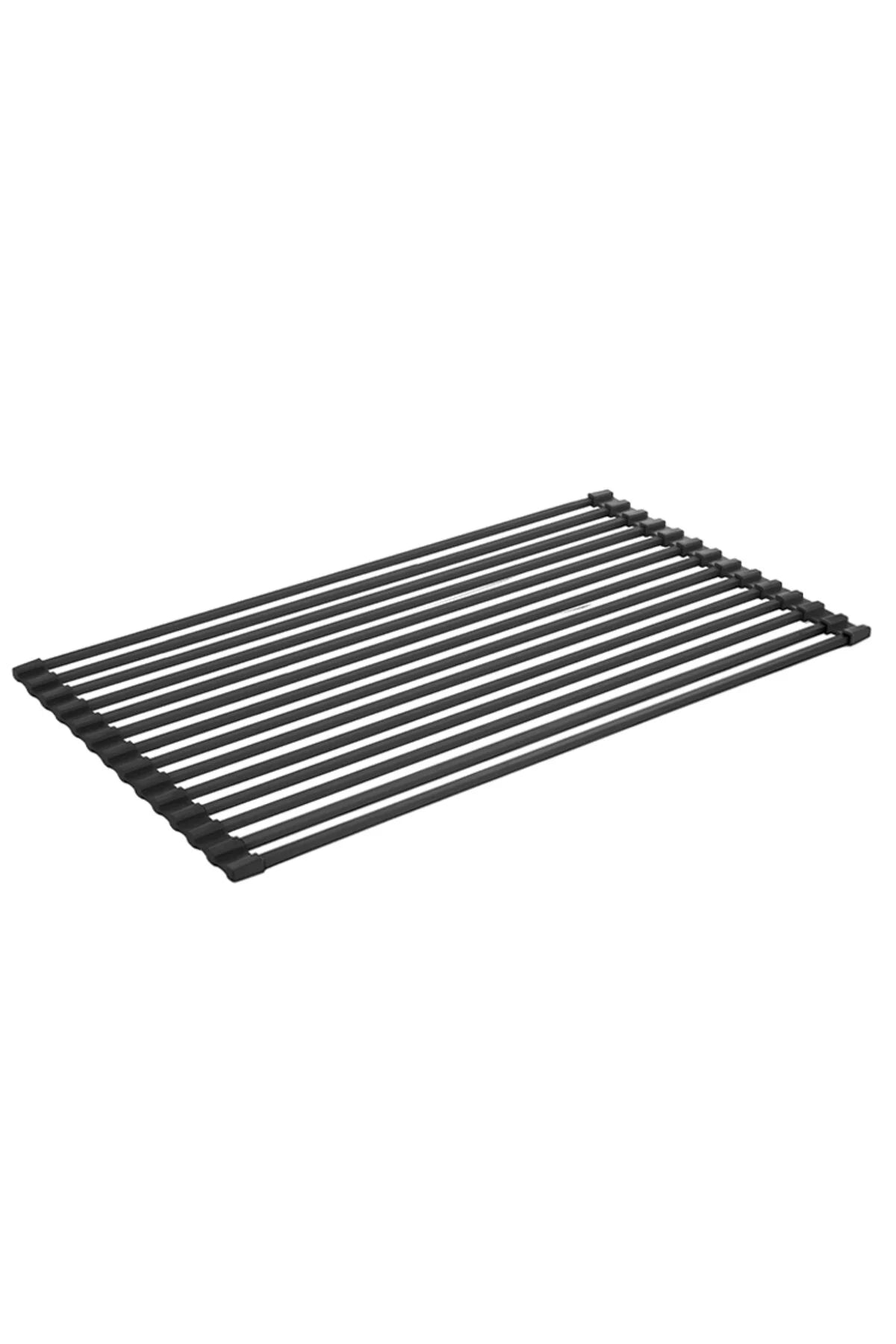 Lavabo Üstü Katlanabilen Bulaşıklık Paslanmaz Aluminyum - Siyah