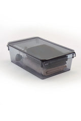 Prima Nova Buzdolabı Içi Organizer Dolap Içi Düzenleyici Raf 310*180*150 Mm Şeffaf Siyah