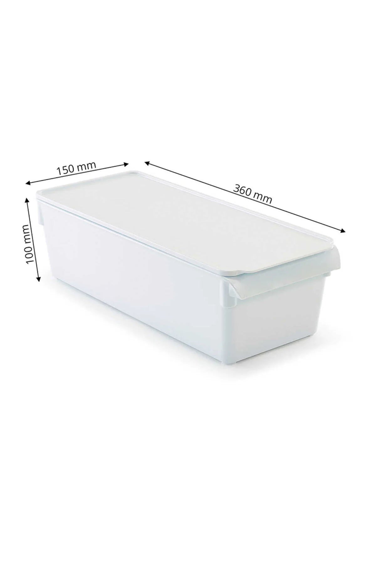 Prima Nova Buzdolabı Içi Organizer Dolap Içi Düzenleyici Raf 360*150*100 Mm Beyaz