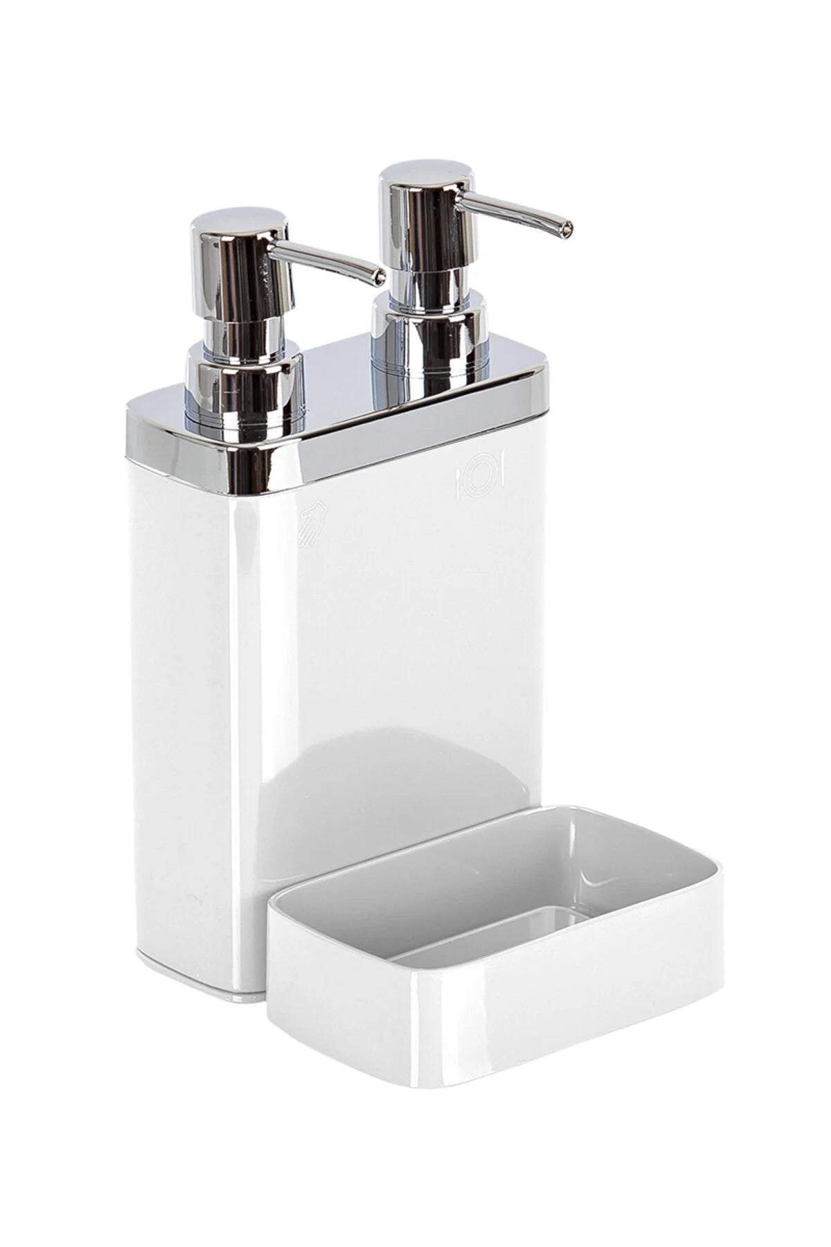 Viva 2'Li Süngerlikli Mutfak Sıvı Sabunluk Beyaz