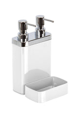 Viva 2'Li Süngerlikli Mutfak Sıvı Sabunluk Beyaz