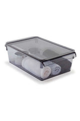 Prima Nova Buzdolabı Içi Organizer Dolap Içi Düzenleyici Raf 310*180*150 Mm Şeffaf Siyah