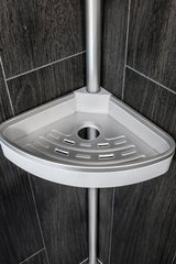 Venta Banyo Köşe Rafı Paslanmaz Aluminyum Borular - Beyaz