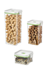 Manuel Pompalı 3 Parça Saklama Kabı Seti 2 lt + 1,3 lt + 0,5 lt