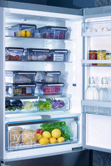 Kapaklı Banyo Mutfak Düzenleyici Raf Ps 360*150*100 Mm Şeffaf Siyah