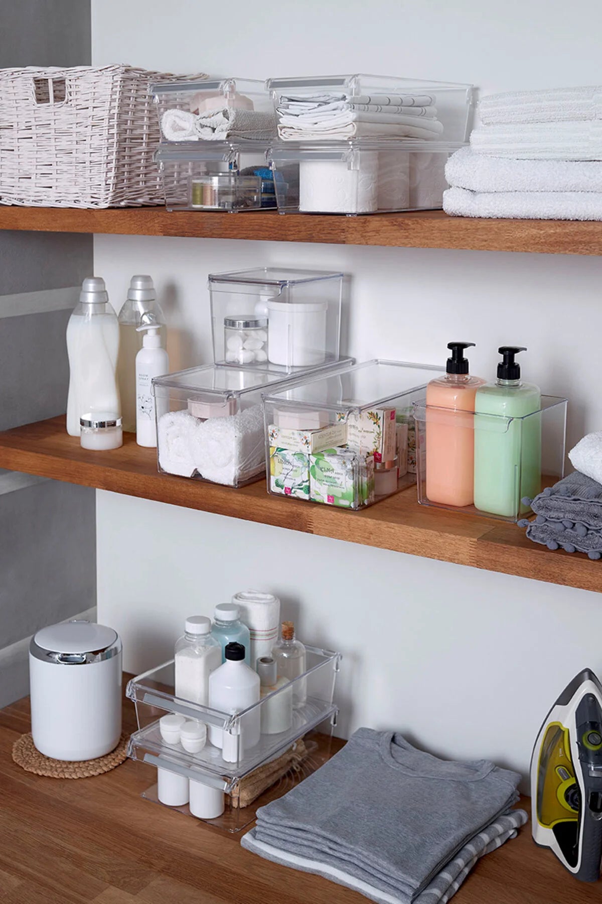 Prima Nova Buzdolabı Ve Dolap Içi Mutfak Banyo Düzenleyici 3 Lü Set - Şeffaf