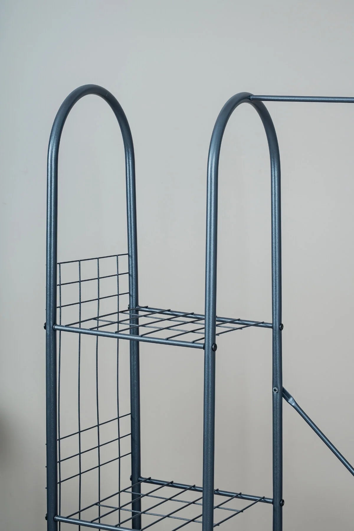 Çok Amaçlı Ayaklı Askılık 5 Raflı Elbise Standı Yatak Odası Düzenleyici Portmanto