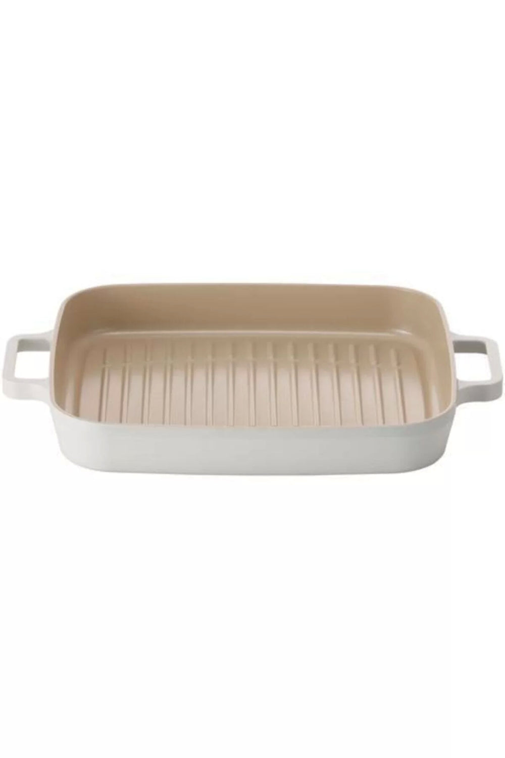 Neoflam Fika dikdörtgen bej grill tava, 28 cm, aluminyum yapıda