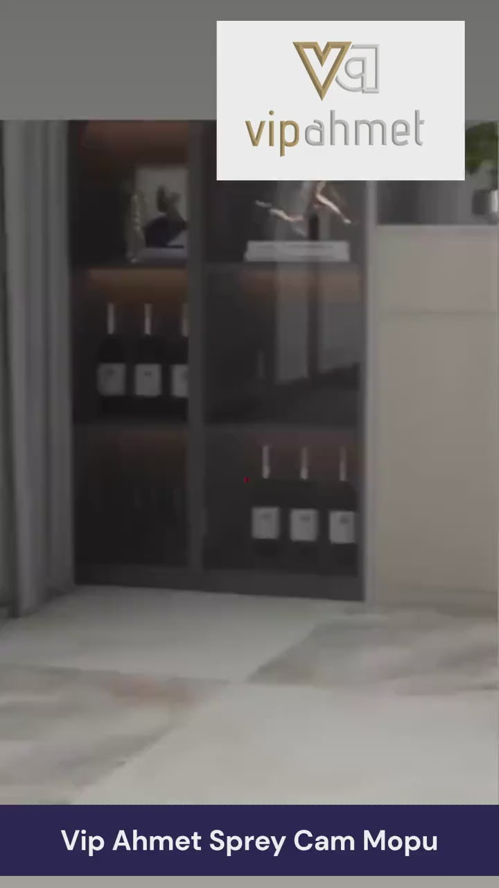 Sprey Cam Temizlik Mopu Kirli Su Hazneli 1 Yedek Bez Hediyeli